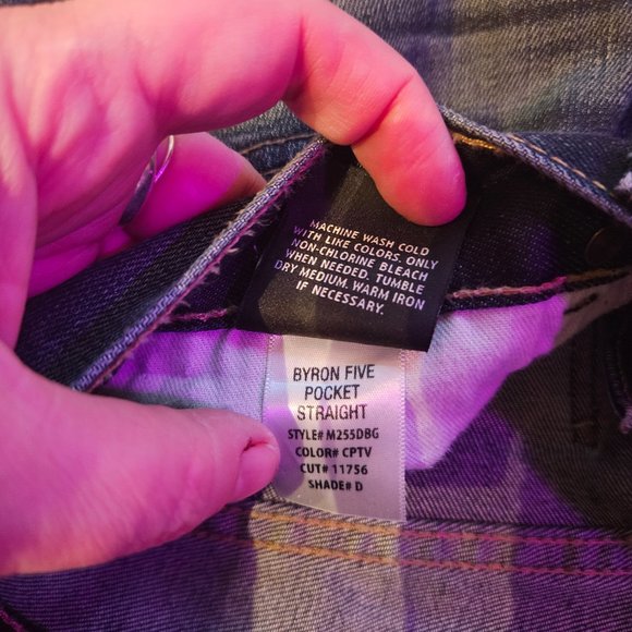 Hudson Byron Five Pocket Straight Button Fly Jeans - Picture 4 of 10